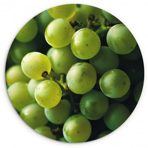 Quadro rotondo - Uva - Grappolo - Verde