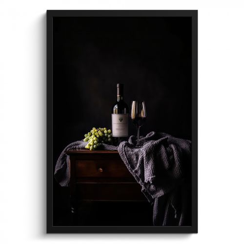 KitchenYeah - Cucina - Cornice per foto - Uva - Vino - Rosso - Tavola