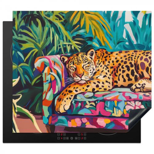 Protezione piano induzione - Leopardo - Colorato - Tropicale