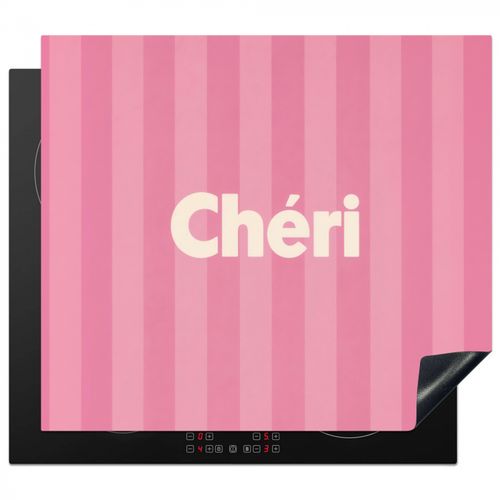 Protezione piano induzione - A righe - Rosa - Chéri
