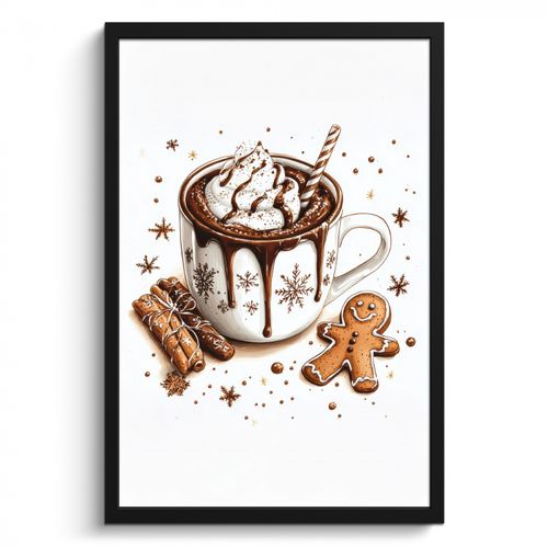 KitchenYeah - Cucina - Cornice per foto - Chocomel - Decorazione - Torta - Inverno - Natale