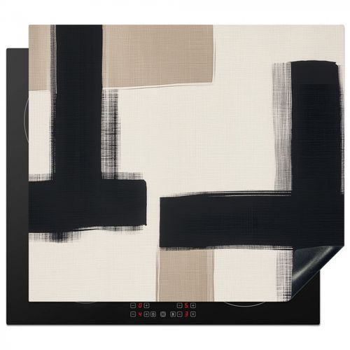 Protezione piano induzione - Nero - Astratto - Giapponese