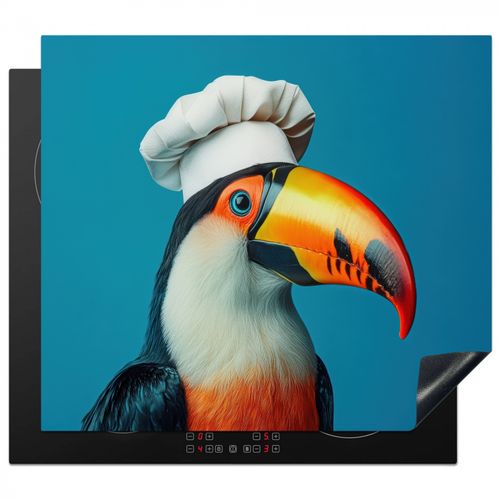 Protezione piano induzione - Tucano - Pappagallo - Uccello - Cappello da cuoco