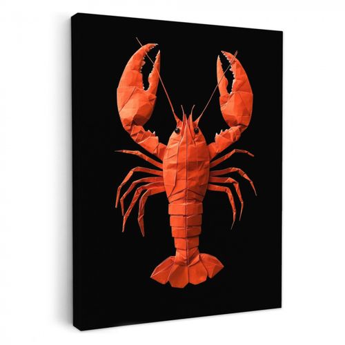 Dipinti su tela - Aragosta - Carta - Carta origami - Rosso