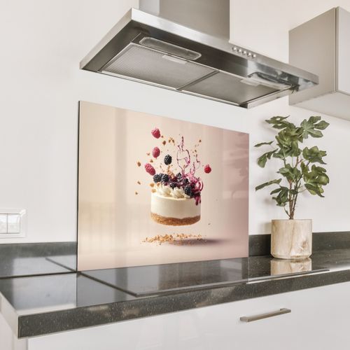 Parafango in alluminio - Cheesecake - Cibo - Rosa - Torta