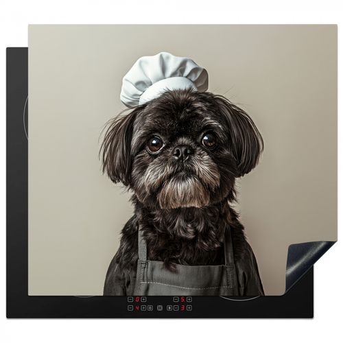 Protezione piano induzione - Abbigliamento da cuoco - Nero - Cane