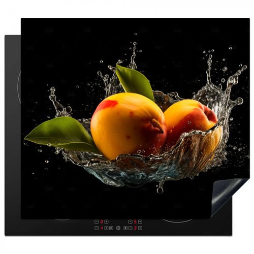 Protezione piano induzione - Mango - Frutta - Acqua - Nero - Foglie