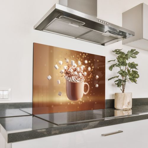 Parafango in alluminio - Cioccolato - Bevanda - Caldo - Marrone
