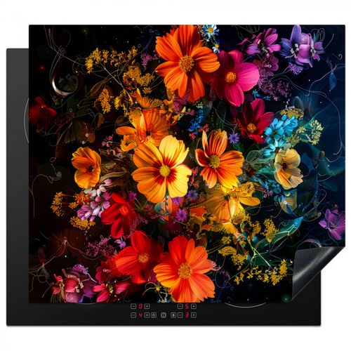 Protezione piano induzione - Bellezza floreale notturna