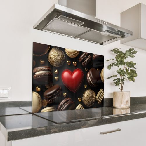 Parafango in alluminio - Amaretti - Rosso - Cuore