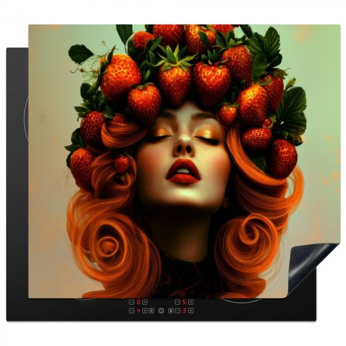 Protezione piano induzione - Donna - Fragole - Corona