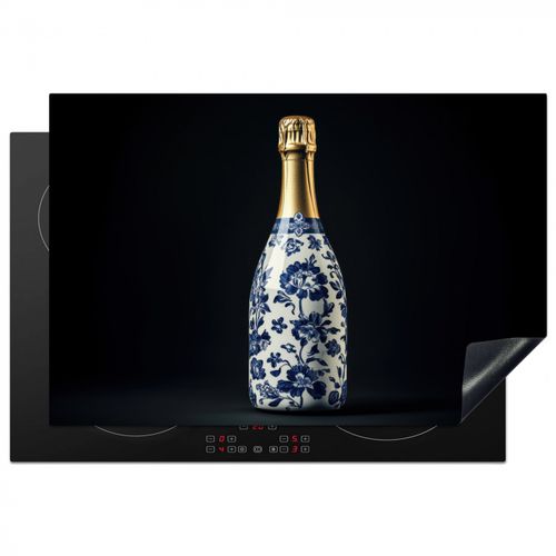 Protezione piano induzione - Champagne - Fiori - Oro - Chic