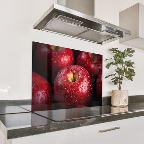 Parafango in alluminio - Rosso - Mele - Frutta