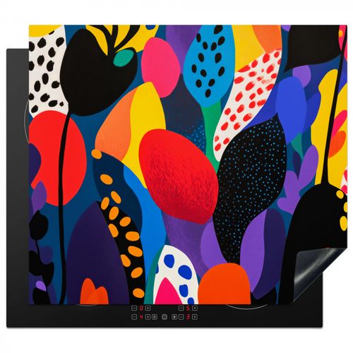Fiori - Foglie - Astratto - Rosso