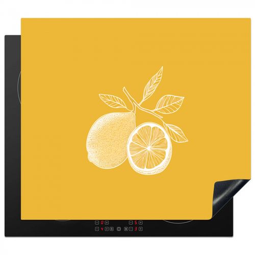 Protezione piano induzione - Limoni - Illustrazione - Minimalista - Giallo