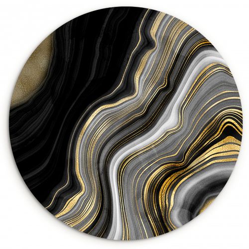 Quadro rotondo - Marmo d'oro