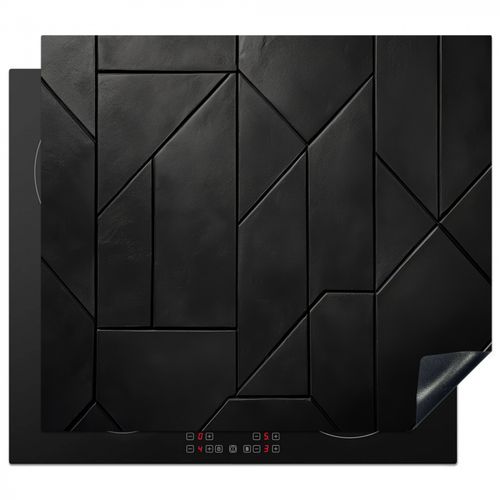 Protezione piano induzione - Nero - Geometrico - Piastrelle