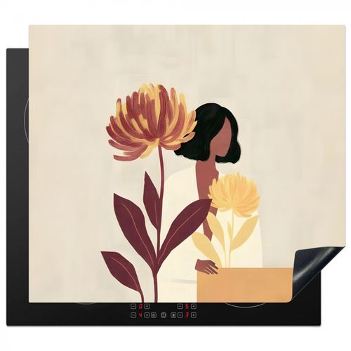 Protezione piano induzione - Donna - Minimalista - Fiore
