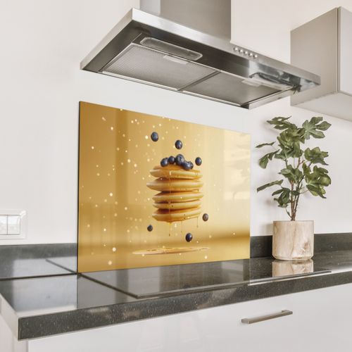 Parafango in alluminio - Pancake - Cibo - Miele - Giallo
