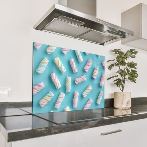Parafango in alluminio - Bacon - Pastello - Caramelle - Blu