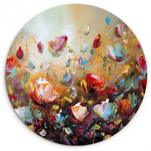 Quadro rotondo - La ricchezza del vento
