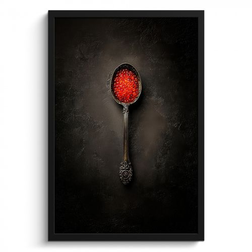 KitchenYeah - Cucina - Cornice per foto - Nero - Cucchiaio - Caviale