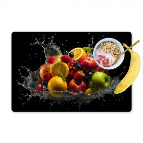 Tovagliette - Frutta - Mela - Arancia - Frutti rossi - Acqua