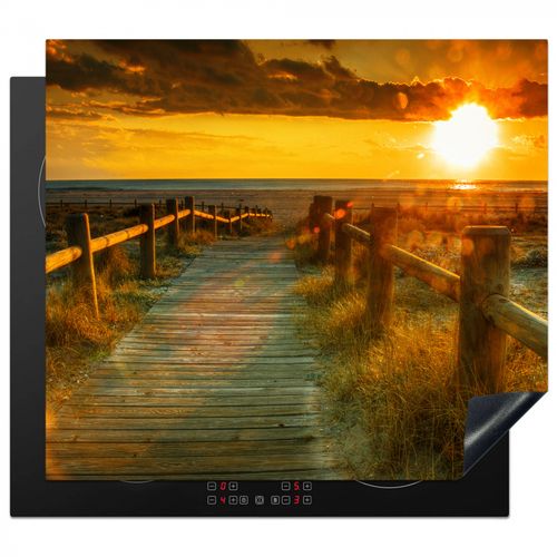 Protezione piano induzione - Sentiero di legno verso il tramonto