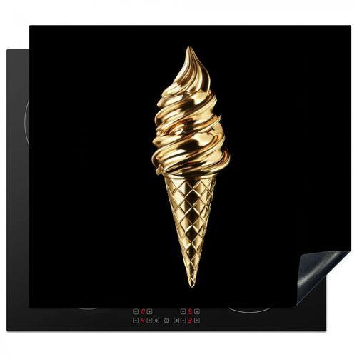 Protezione piano induzione - Gelato - Oro - Nero - Cibo
