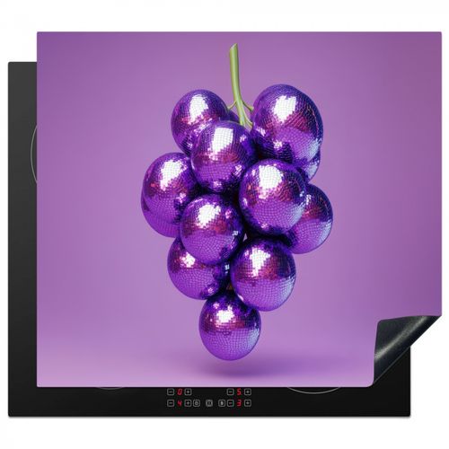 Protezione piano induzione - Uva - Disco - Glitter - Viola