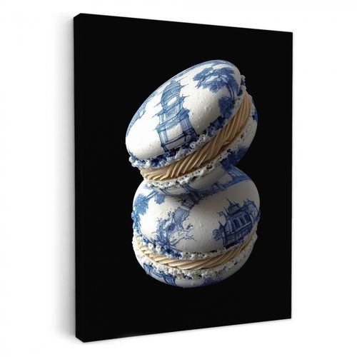 Dipinti su tela - Cibo - Amaretti - Blu Delft - Biscotti
