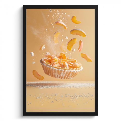 KitchenYeah - Cucina - Cornice per foto - Pesca - Cibo - Torta - Arancia