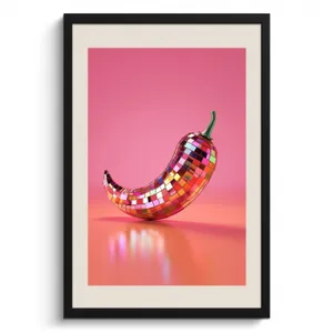 KitchenYeah - Cucina - Cornice per foto - Disco - Pepe - Rosa