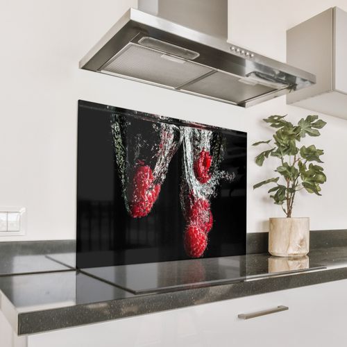 Parafango in alluminio - Lampone rosso Splash
