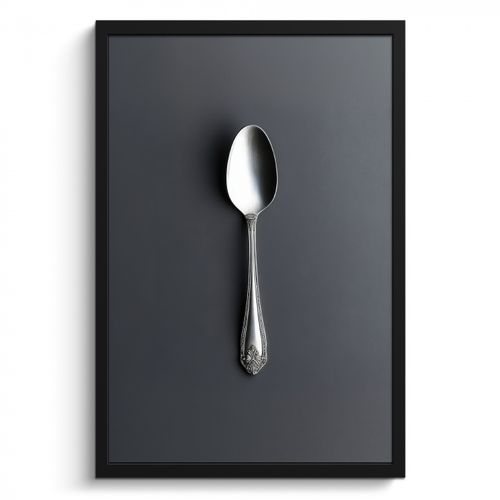 KitchenYeah - Cucina - Cornice per foto - Argento - Metallo - Cucchiaio