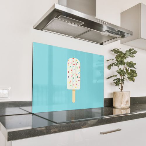 Parafango in alluminio - Gelato - Bastoncino - Spolverini - Azzurro