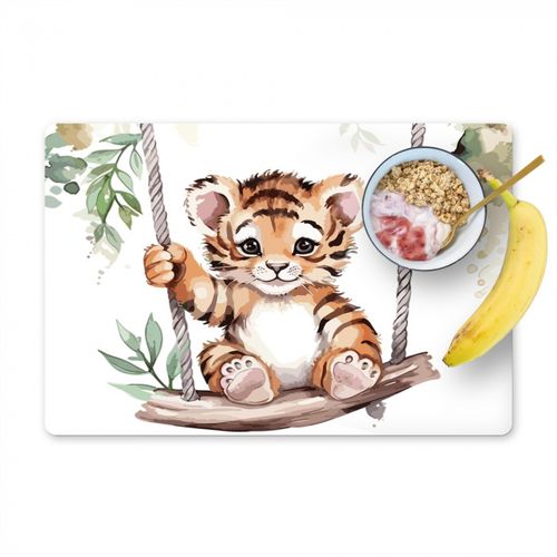 Tovagliette - Tigre - Animale - Bambini - Giungla - Cameretta - Camera dei bambini