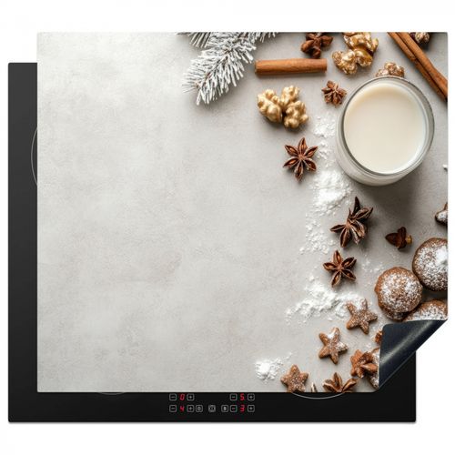 Protezione piano induzione - Erbe - Inverno - Latte - Cemento