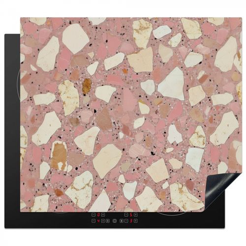 Protezione piano induzione - Rosa - Decorazione - Pietre - Terrazzo