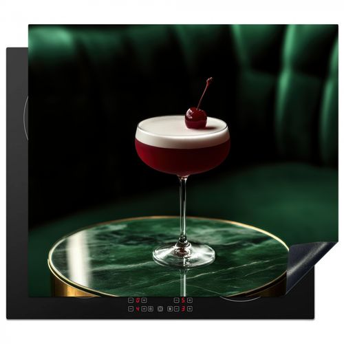 Protezione piano induzione - Ciliegia - Cocktail - Rosso - Marmo