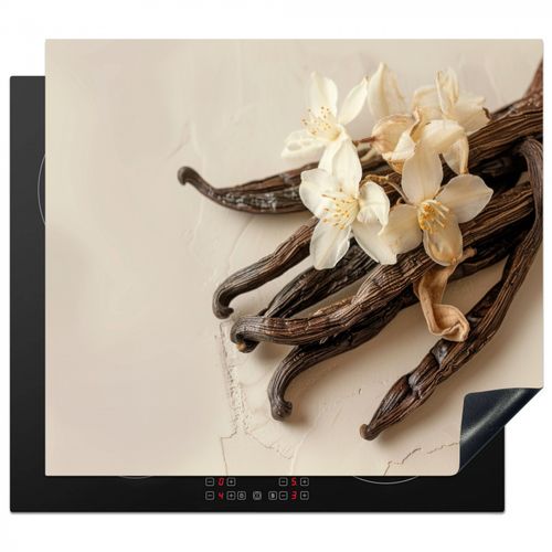 Protezione piano induzione - Vaniglia - Floreale - Beige