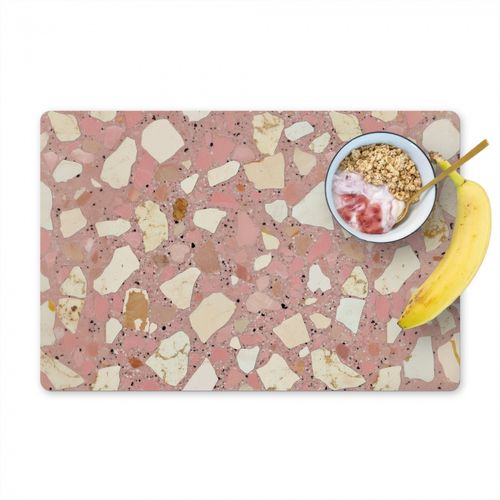 Tovagliette - Rosa - Decorazione - Pietre - Terrazzo