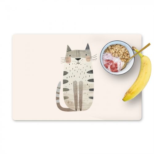 Tovagliette - Gatto - Animali - Beige