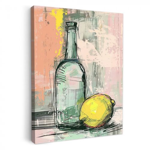 Dipinti su tela - Natura morta con limone