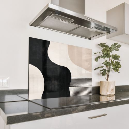 Parafango in alluminio - Astratto - Giapponese - Beige - Moderno