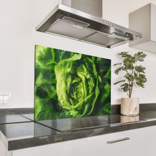 Parafango in alluminio - Verdure - Lattuga - Verde