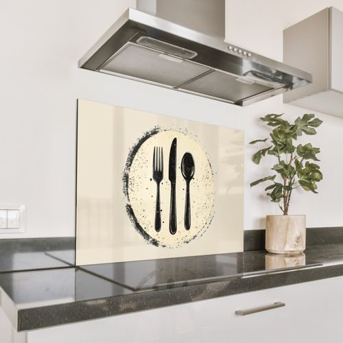 Parafango in alluminio - Nero - Posate - Rotonde