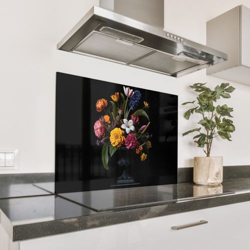 Parafango in alluminio - Primavera - Fiori - Classico - Vaso
