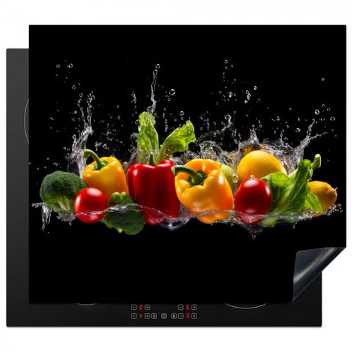 Protezione piano induzione - Peperone - Acqua - Vegetale - Nero
