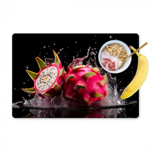 Tovagliette - Frutto del drago - Nero - Acqua - Frutto - Frutta